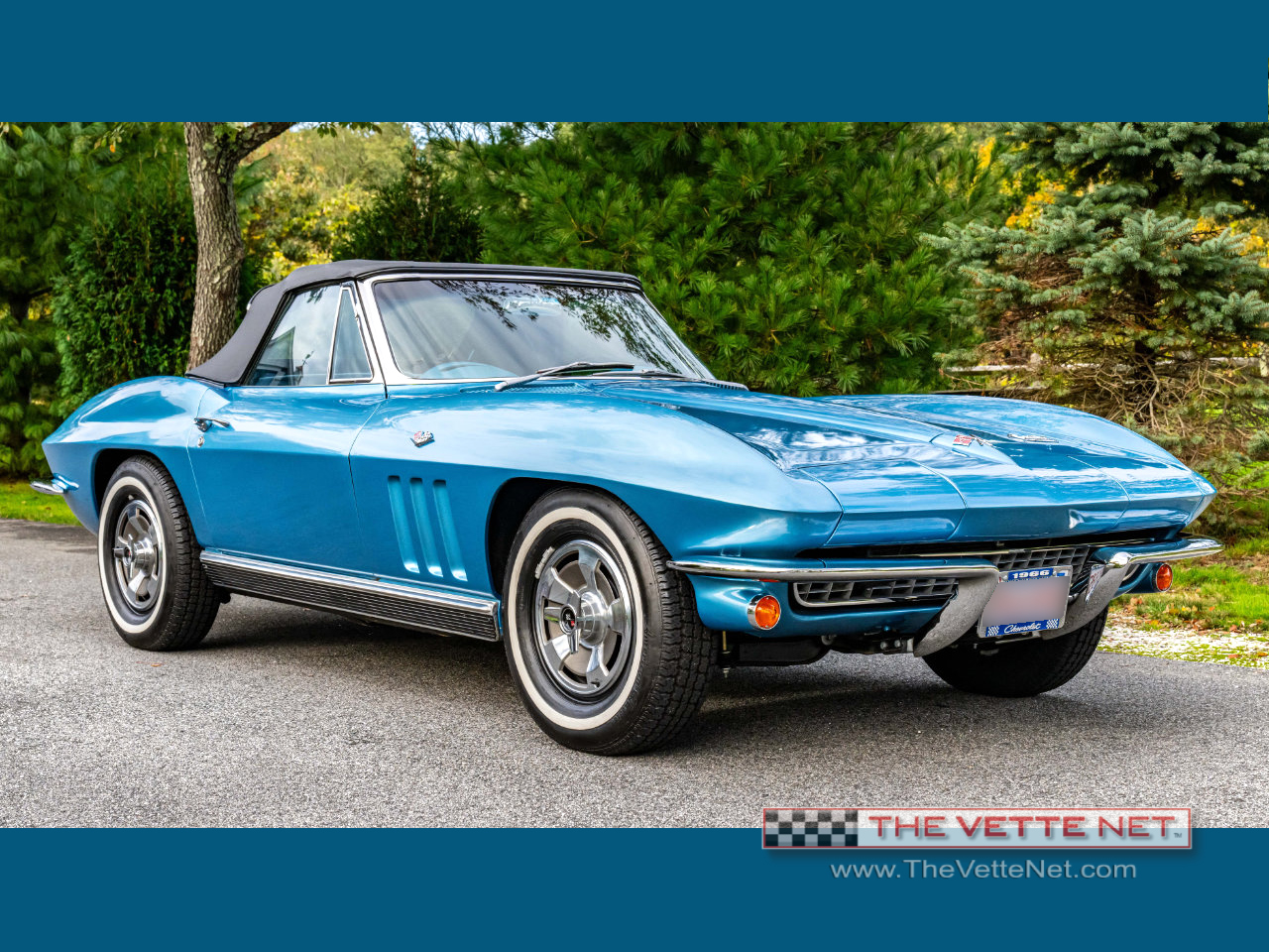 TheVetteNet.com - 1966 Corvette Convertible Nassau Blue